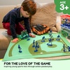 image:imageKaskey Kids Baseball Guys Black Gray vs Blue Gray 29 Pieces in Each Set Includes 2 Teams Accessories and Travel Storage Case Nostalgic Sports Action Figures for Imaginative Play Ages 3 and Up