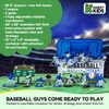 image:imageKaskey Kids Baseball Guys Red Gray vs Blue White 29 Pieces in Each Set Includes 2 Teams Accessories and Travel Storage Case Nostalgic Sports Action Figures for Imaginative Play Ages 3 and Up