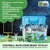 image:imageKaskey Kids Football Guys Red Gold vs Blue Silver 30 Pieces in Each Set Includes 2 Teams Accessories and Travel Storage Case Nostalgic Sports Action Figures for Imaginative Play Ages 3 and UpGreenBlack