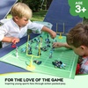 image:imageKaskey Kids Football Guys Red Gold vs Blue Silver 30 Pieces in Each Set Includes 2 Teams Accessories and Travel Storage Case Nostalgic Sports Action Figures for Imaginative Play Ages 3 and UpRed  WhiteNavy  White