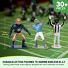 image:imageKaskey Kids Football Guys Red Gold vs Blue Silver 30 Pieces in Each Set Includes 2 Teams Accessories and Travel Storage Case Nostalgic Sports Action Figures for Imaginative Play Ages 3 and UpGreenBlack
