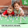 image:imageKaskey Kids Soccer Girls Pink vs Blue 27 Pieces in Each Set Includes 2 Teams Accessories and Travel Storage Case Nostalgic Sports Action Figures for Imaginative Play Ages 3 and Up