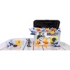image:imageKaskey Kids Hockey Guys Blue White vs Yellow 27 Pieces in Each Set Includes 2 Teams Accessories and Travel Storage Case Nostalgic Sports Action Figures for Imaginative Play Ages 3 and Up