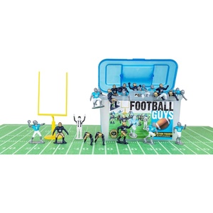 image:imageKaskey Kids Football Guys Navy Gold vs Gray Blue 30 Pieces in Each Set Includes 2 Teams Accessories and Travel Storage Case Nostalgic Sports Action Figures for Imaginative Play Ages 3 and Up