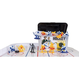 image:imageKaskey Kids Hockey Guys Blue White vs Yellow 27 Pieces in Each Set Includes 2 Teams Accessories and Travel Storage Case Nostalgic Sports Action Figures for Imaginative Play Ages 3 and Up
