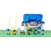 image:imageKaskey Kids Football Guys Blue Yellow vs Black Gold 30 Pieces in Each Set Includes 2 Teams Accessories and Travel Storage Case Nostalgic Sports Action Figures for Imaginative PlayBlue  YellowBlack  Gold